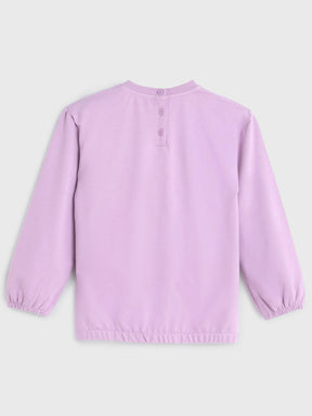 Lilac Drop Shoulder Sweat