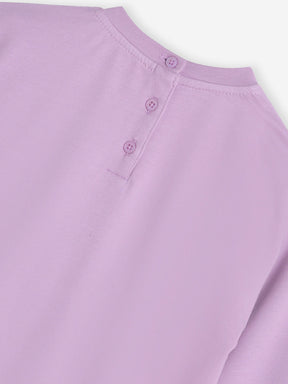 Lilac Drop Shoulder Sweat