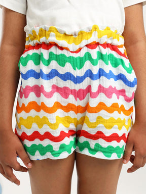 Zig Zag Line Shorts