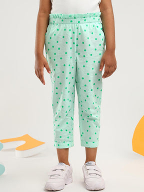 Green Polka Trouser