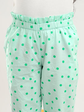 Green Polka Trouser