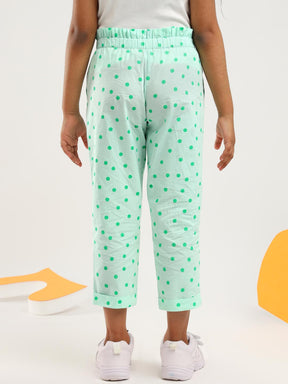 Green Polka Trouser