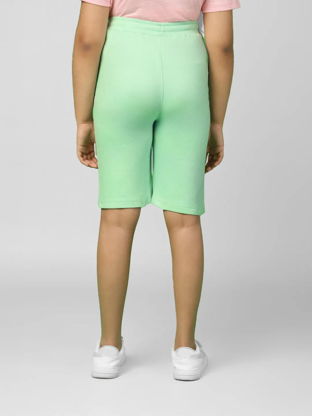 Mint Cotton Bermuda Shorts