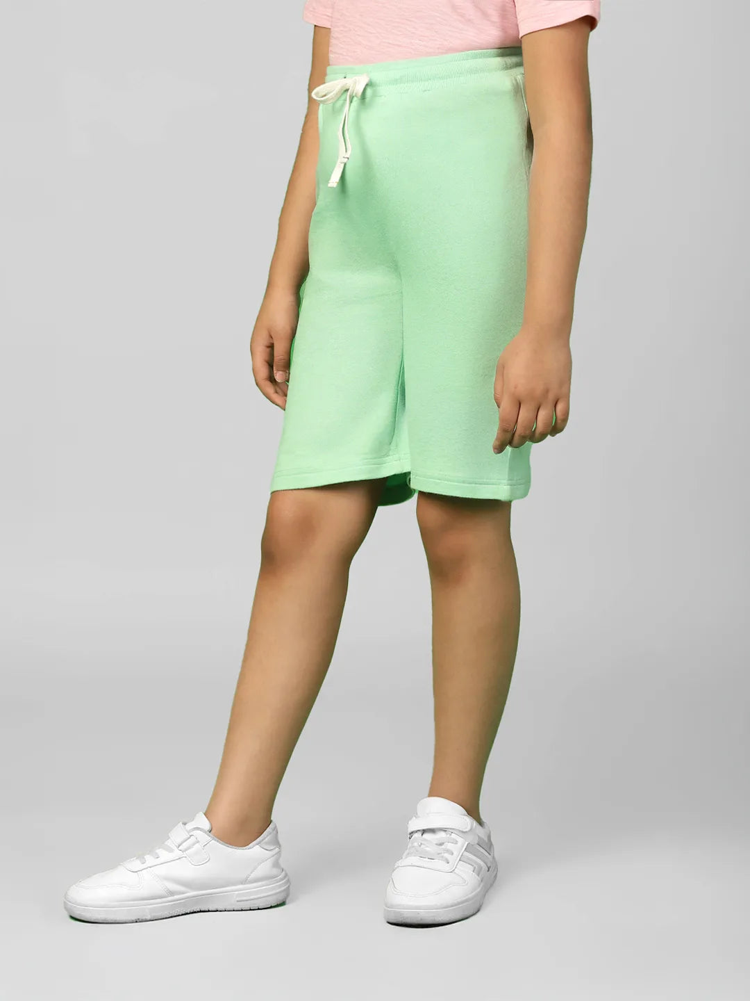 Mint Cotton Bermuda Shorts