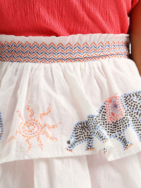 Haathi Tier Skirt