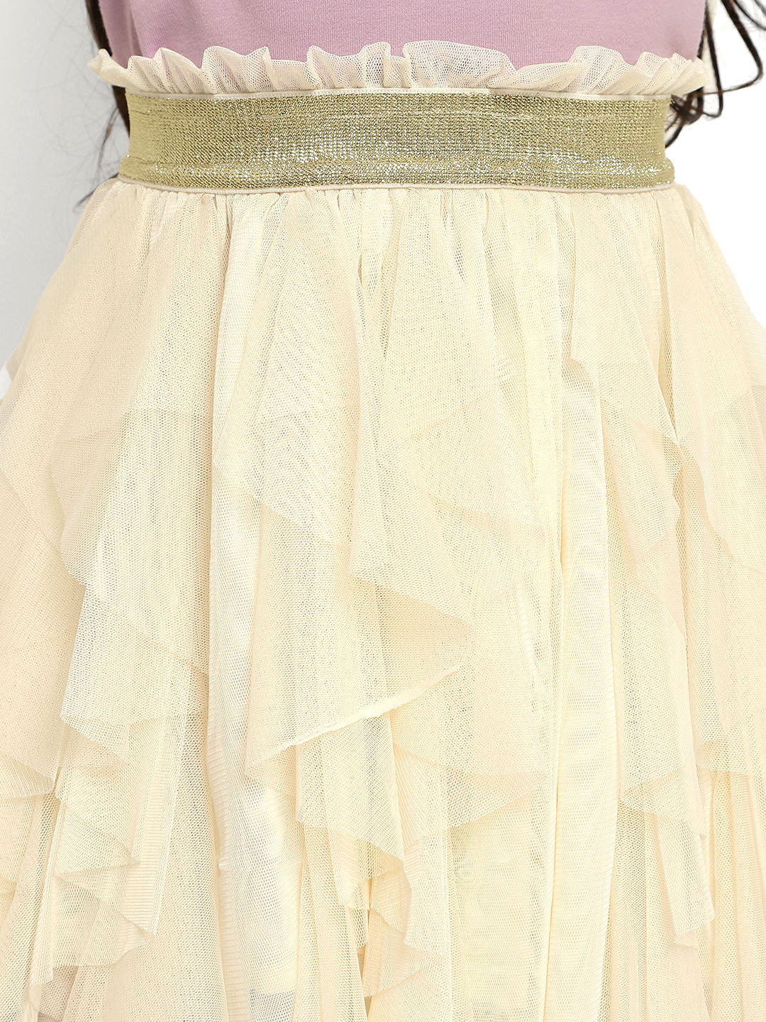 Clouds Flared Tulle Skirt