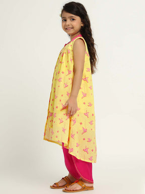 Paper Bird Kurta Set With Shrug