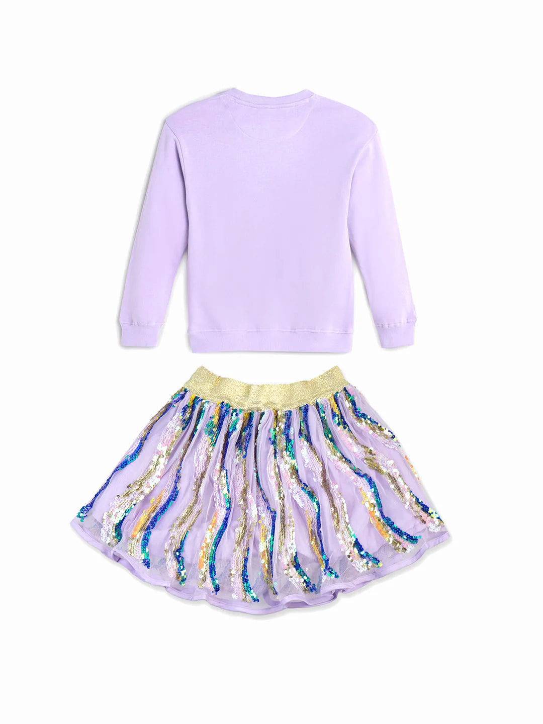 Shimmy Planet Sweat & Skirt Set