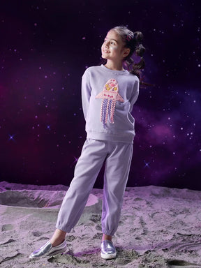 Lilac Rocket Sweat Set