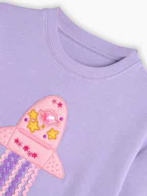 Lilac Rocket Sweat Set