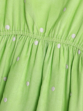 Neon Corduroy Dress With Tee