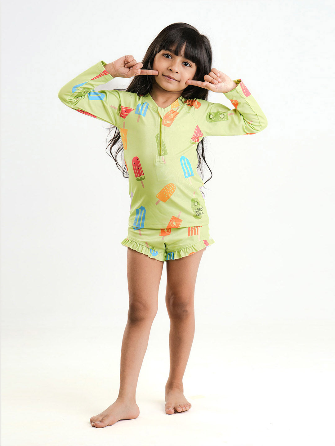 Popsicle Two Piece Girls Swimsuit