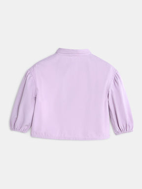 Lilac Drop Shoulder Shirt