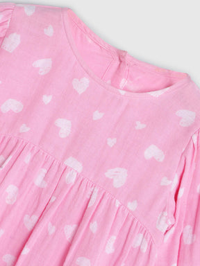 Pink Heart Top