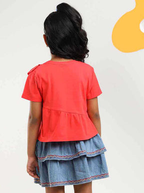 Asymmetric Frill Top