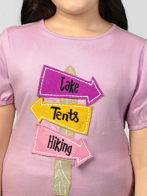 Lake Tents Hiking Applique Cotton Top