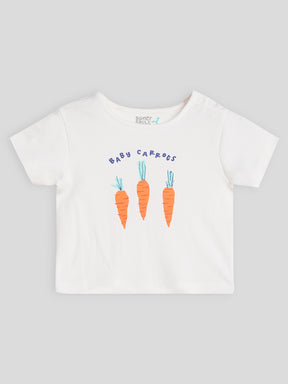 Gingham Dungaree and Carrots Tee Somersault