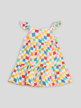 Multicolour Crooked Tier Dress Somersault