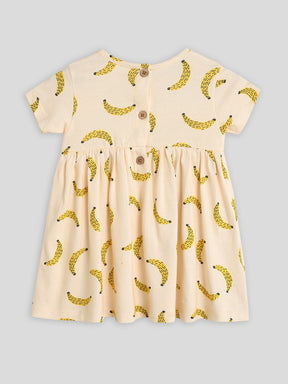 Banana Gathered Dress Somersault
