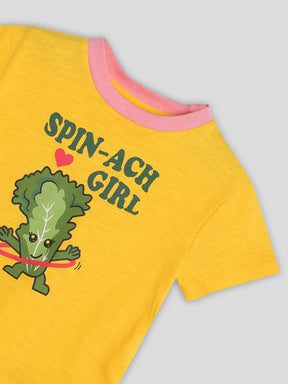 Spinach Girl Cotton Tee