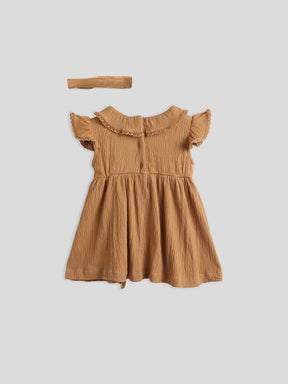 Textured Wrap Around Dress Somersault