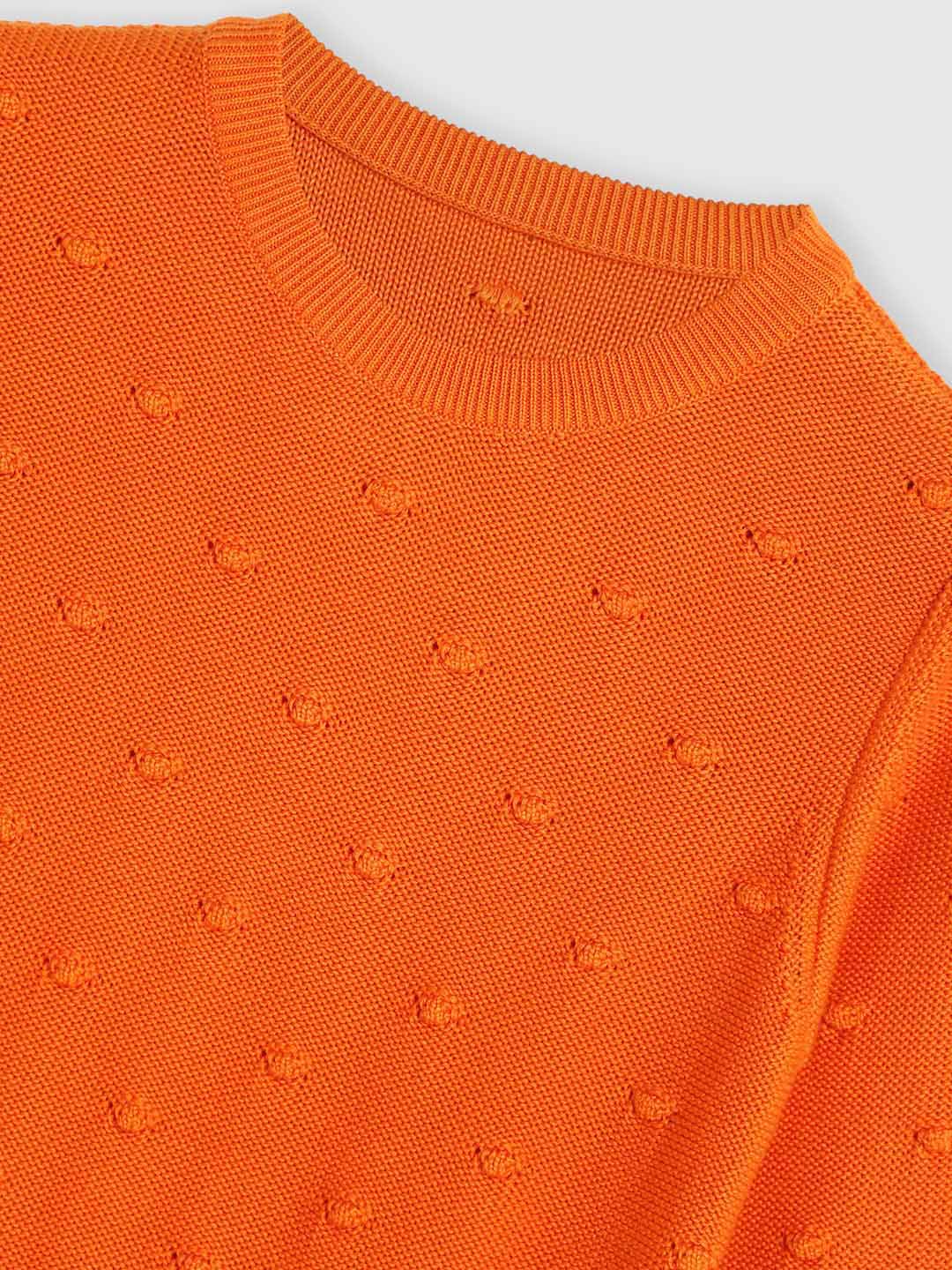 Orange Dot Pullover