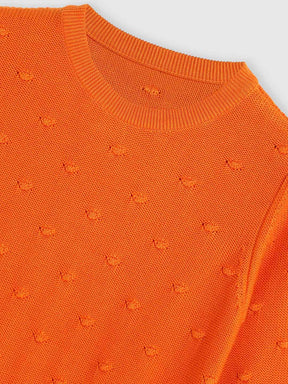 Orange Dot Pullover