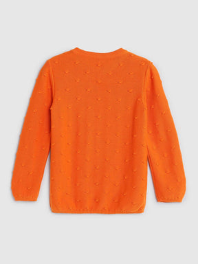 Orange Dot Pullover