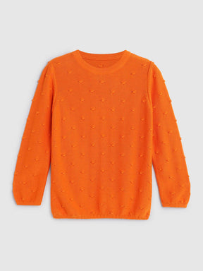 Orange Dot Pullover