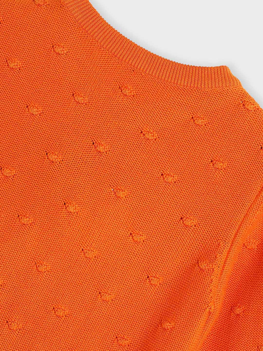 Orange Dot Pullover