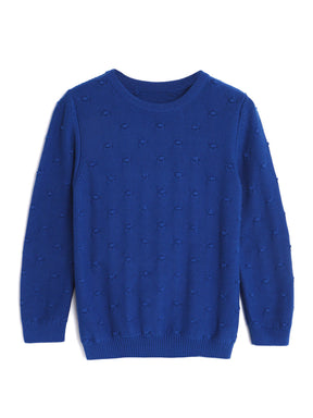 Royal Blue Dot Pullover