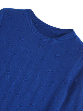 Royal Blue Dot Pullover