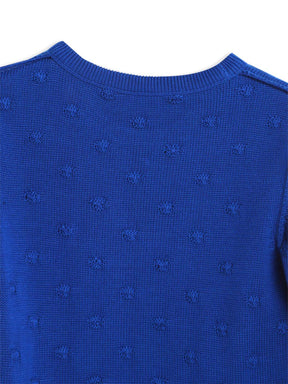 Royal Blue Dot Pullover