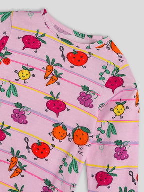 Fun Veggies Cotton Tee & Pants Set