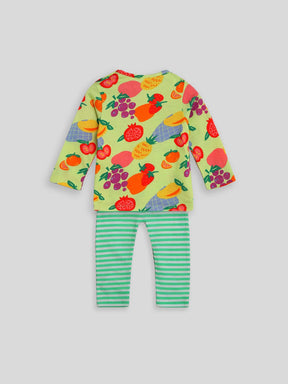 Very Fruity Cotton Tee & Pants Set