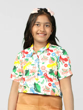 Happy Ants Drop Shoulder Cotton Shirt