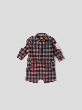 Flannel Half Romper Somersault