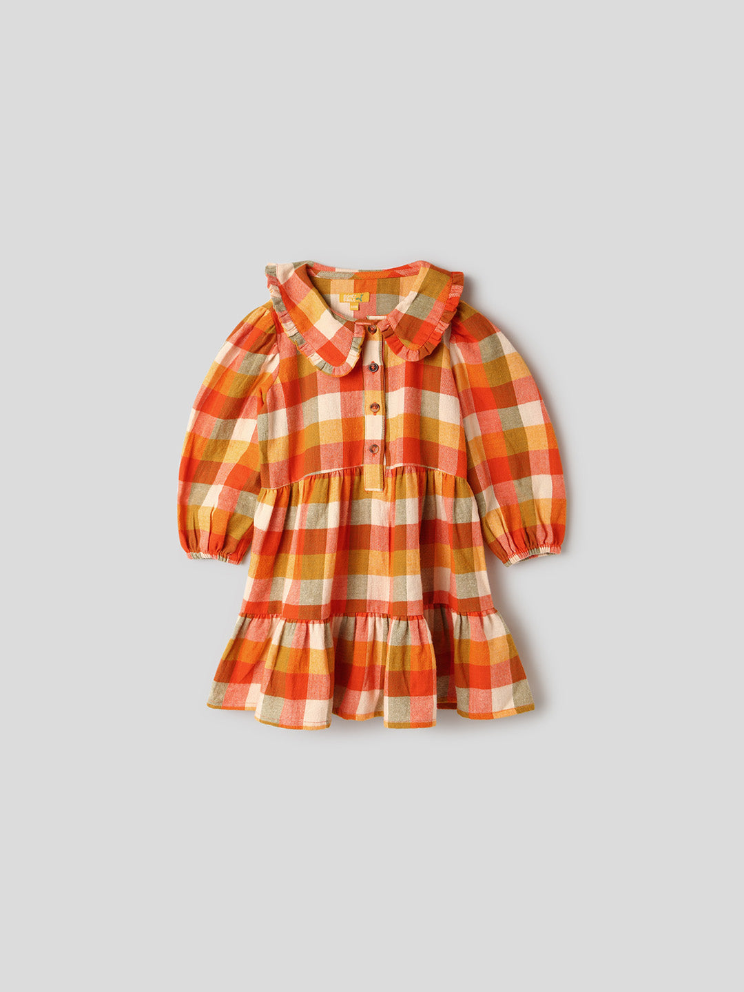 Rainbow Flannel Dress Somersault