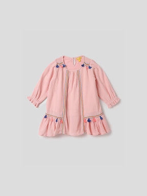 Pink Tassle Dress Somersault