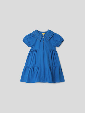 Blue Poplin Dress Somersault